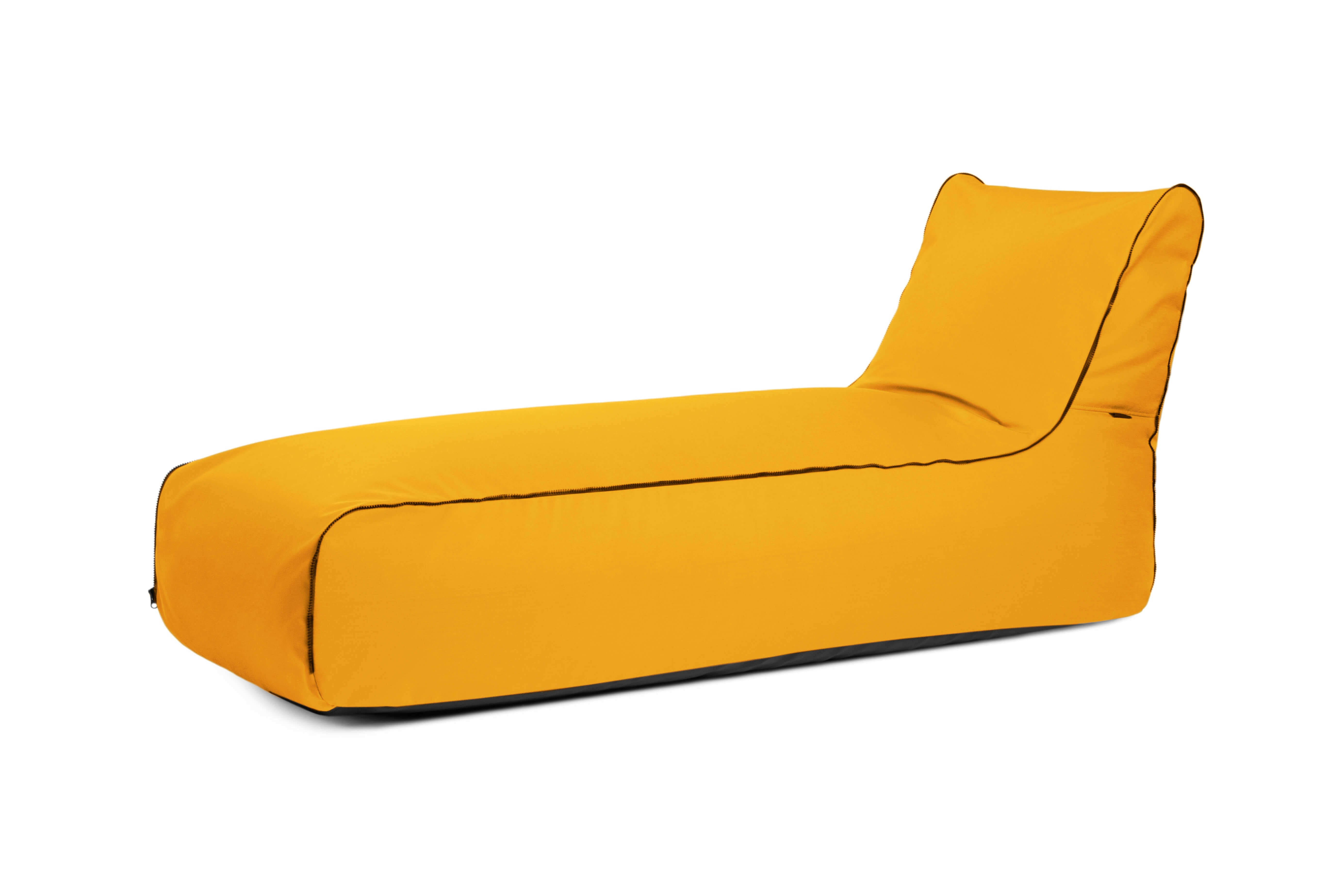 Bean bag Sunbed Zip Colorin Yellow