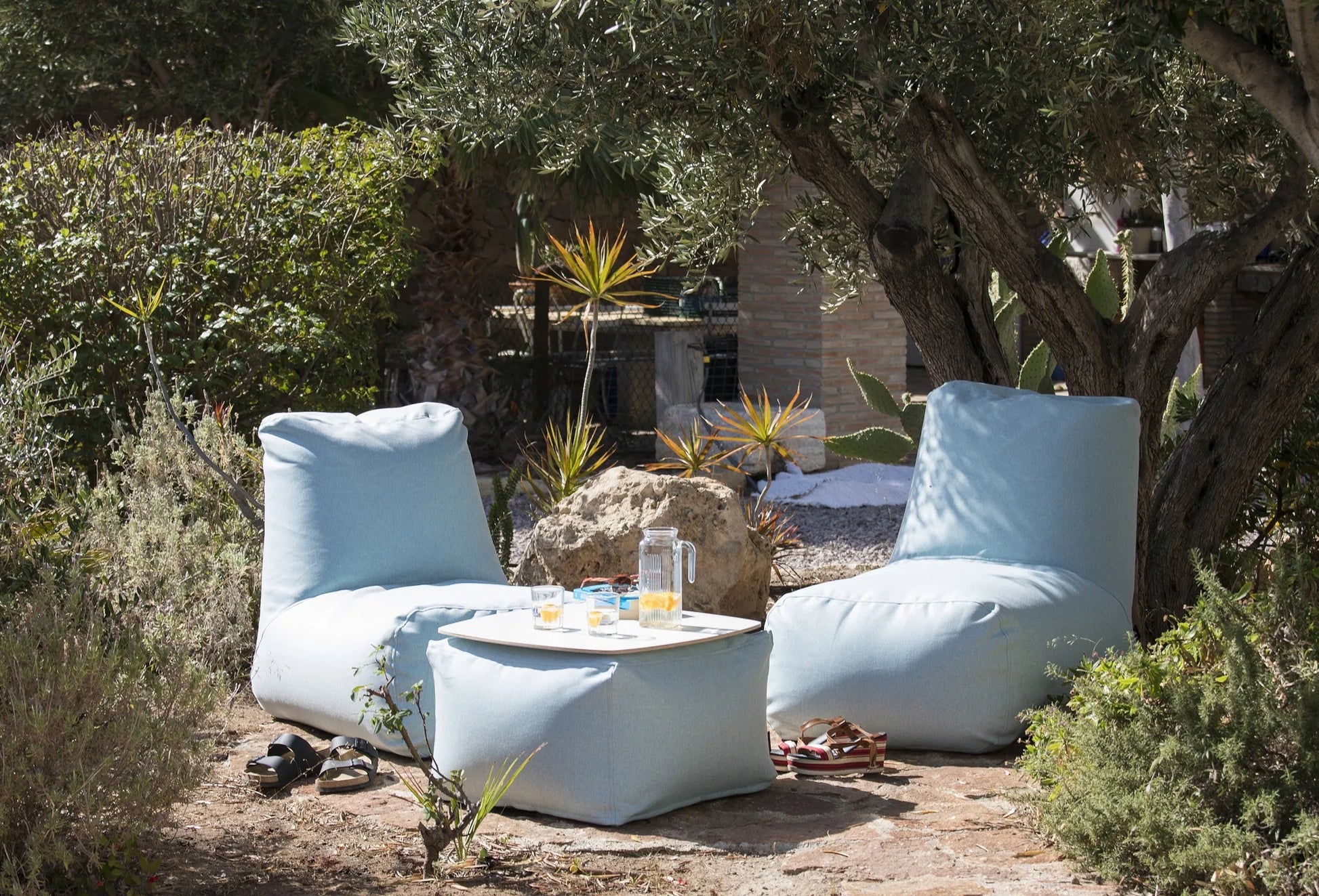 Sittsäck Tube Riviera Aquamarine-Bean bags-Slowdown