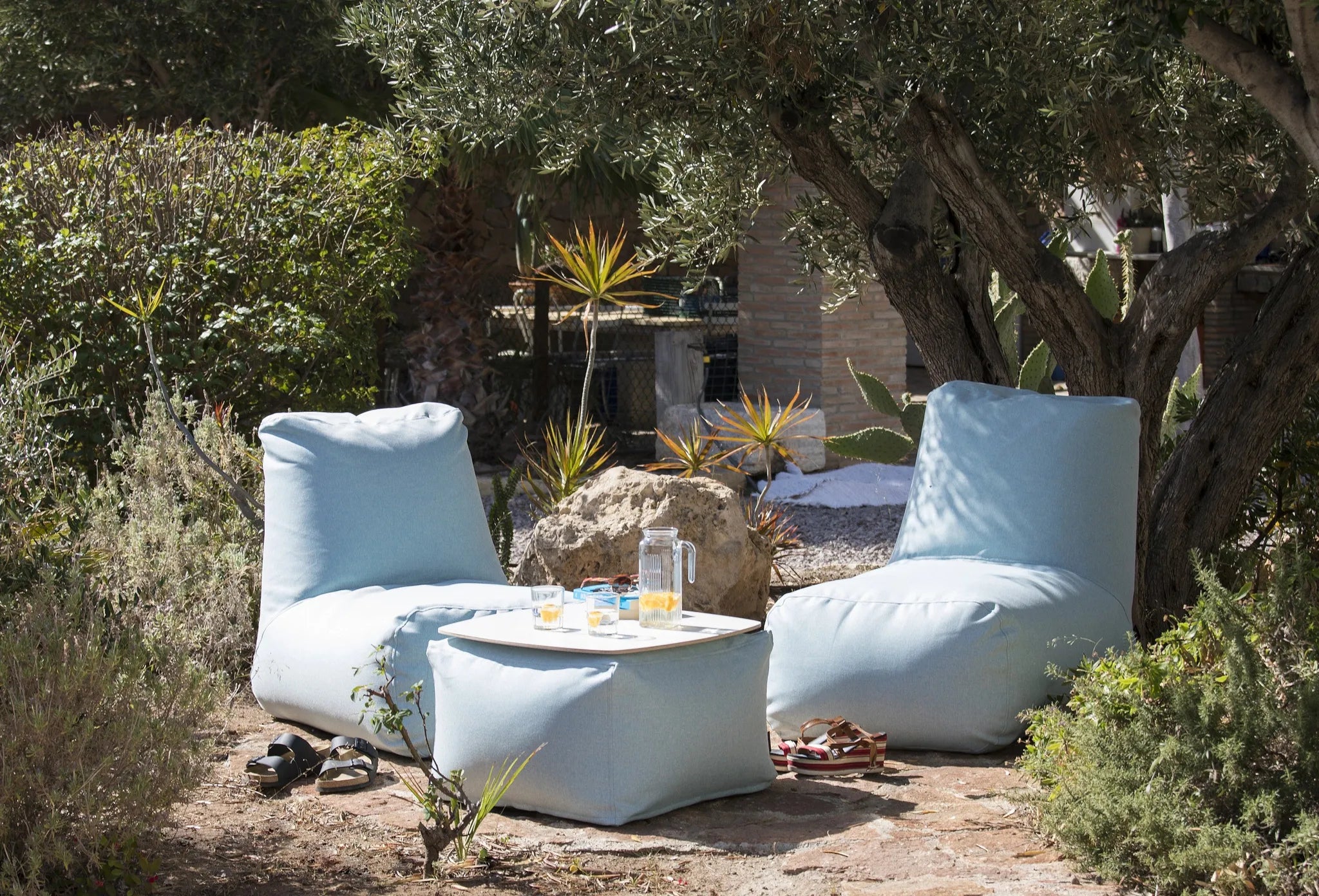 Sittsäck Tube Riviera Aquamarine-Bean bags-Slowdown