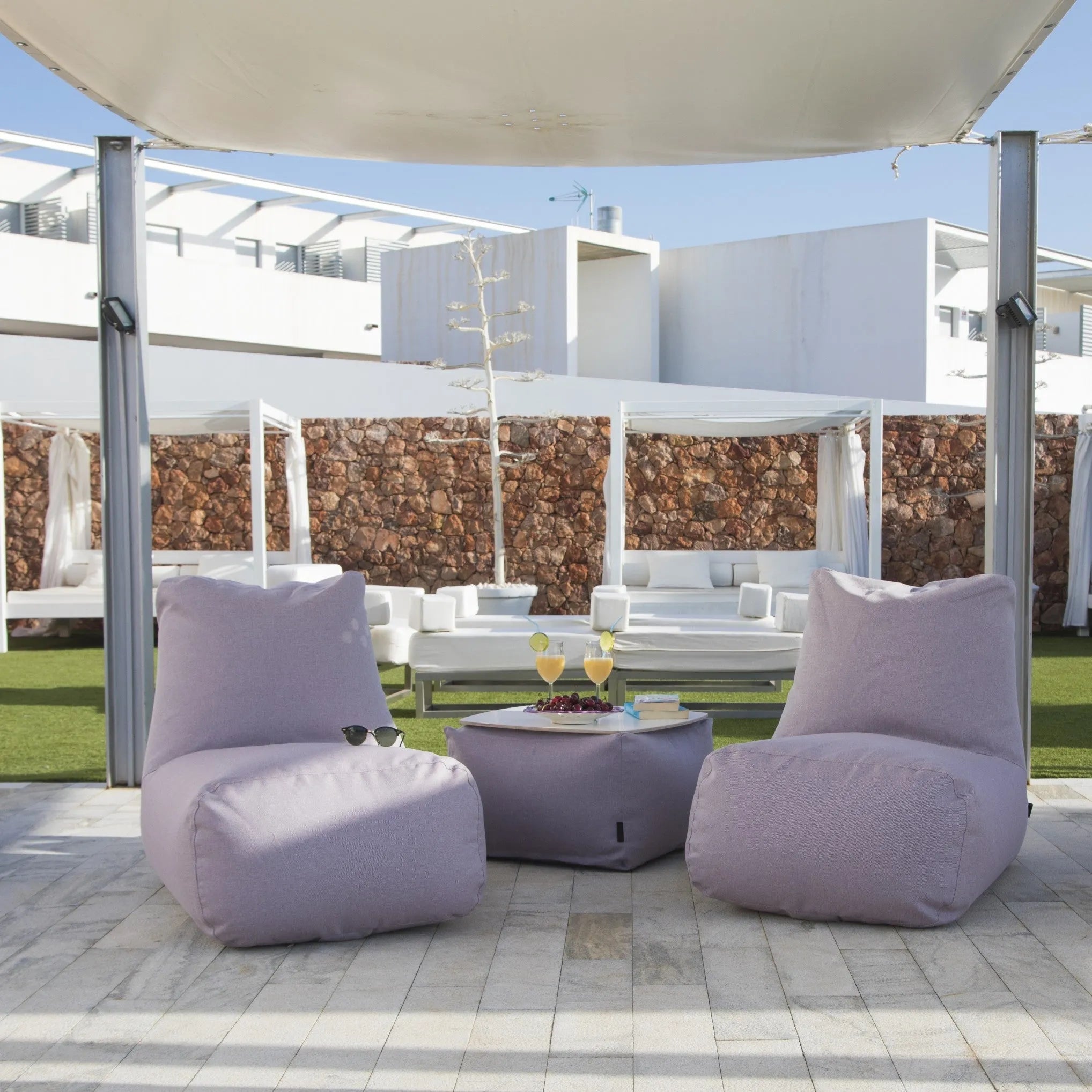 Sittsäck Tube Riviera Flamingo Pink-Bean bags-Slowdown