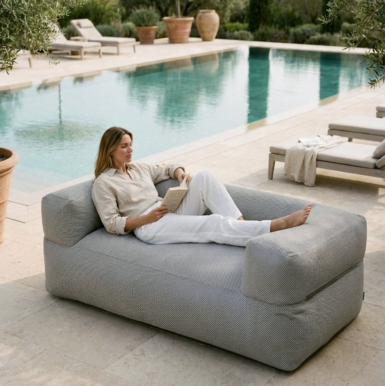 Sittsäck Soffa MooG Capri Grey