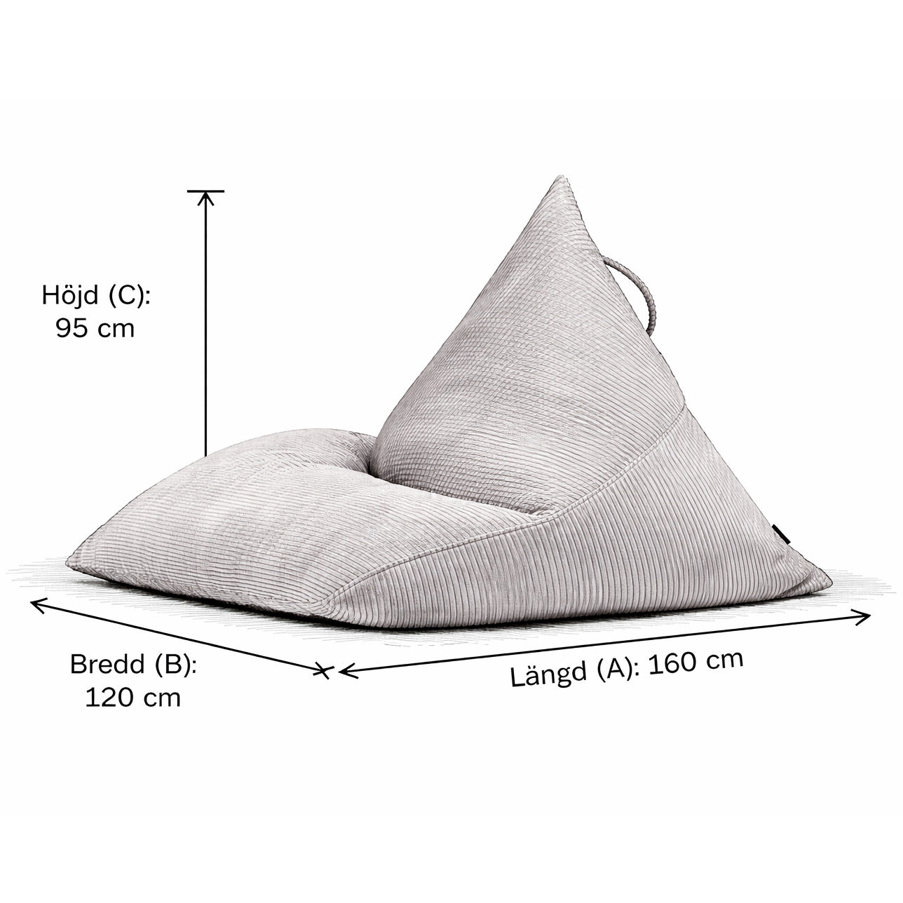 Sittsäck Razzmatazz Teddy Camel