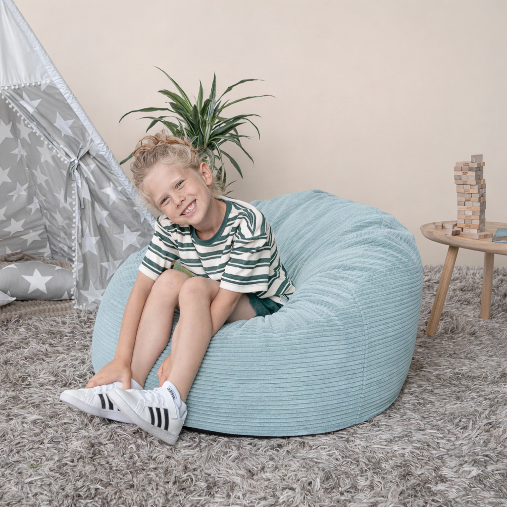 Barnfåtölj Sittsäck Om 85 Waves Mint