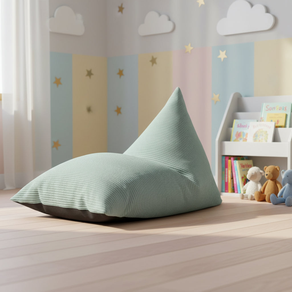 Sittsäck Barnfåtölj Razzy Waves Mint