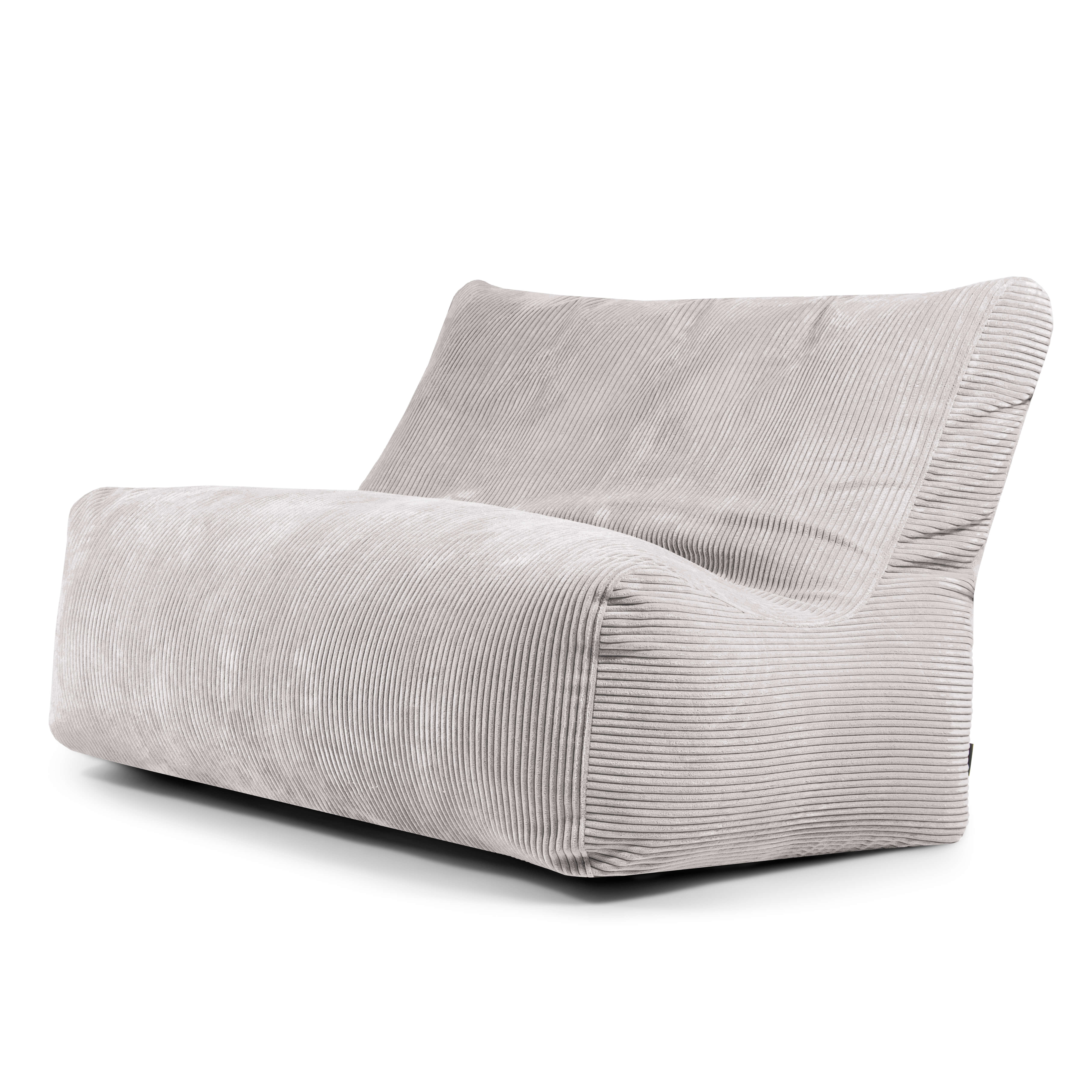 Bean bag Sofa Seat Waves White Grey