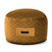 Foam Footstool On 60 Lure Luxe Mustard