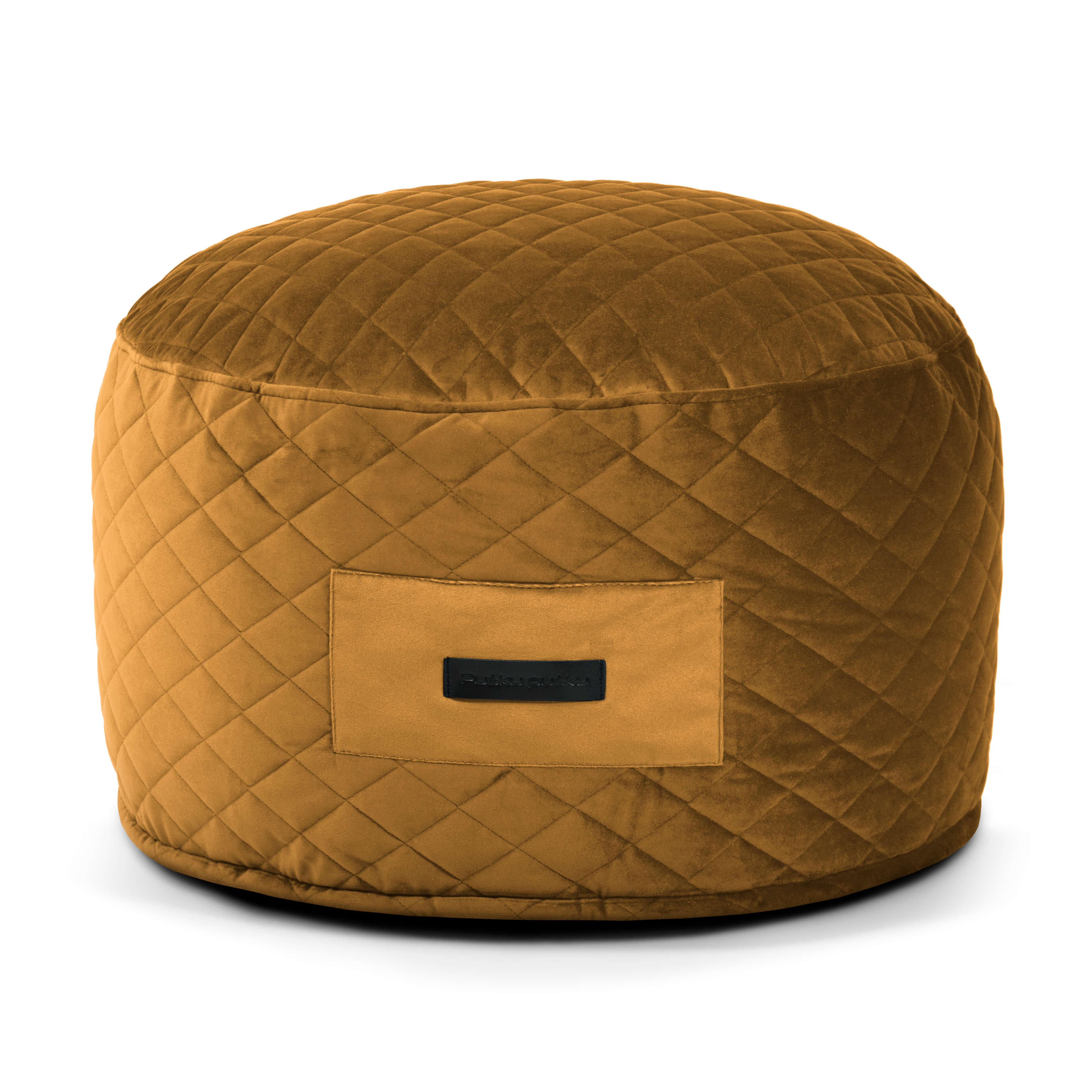 Foam Footstool On 60 Lure Luxe Mustard