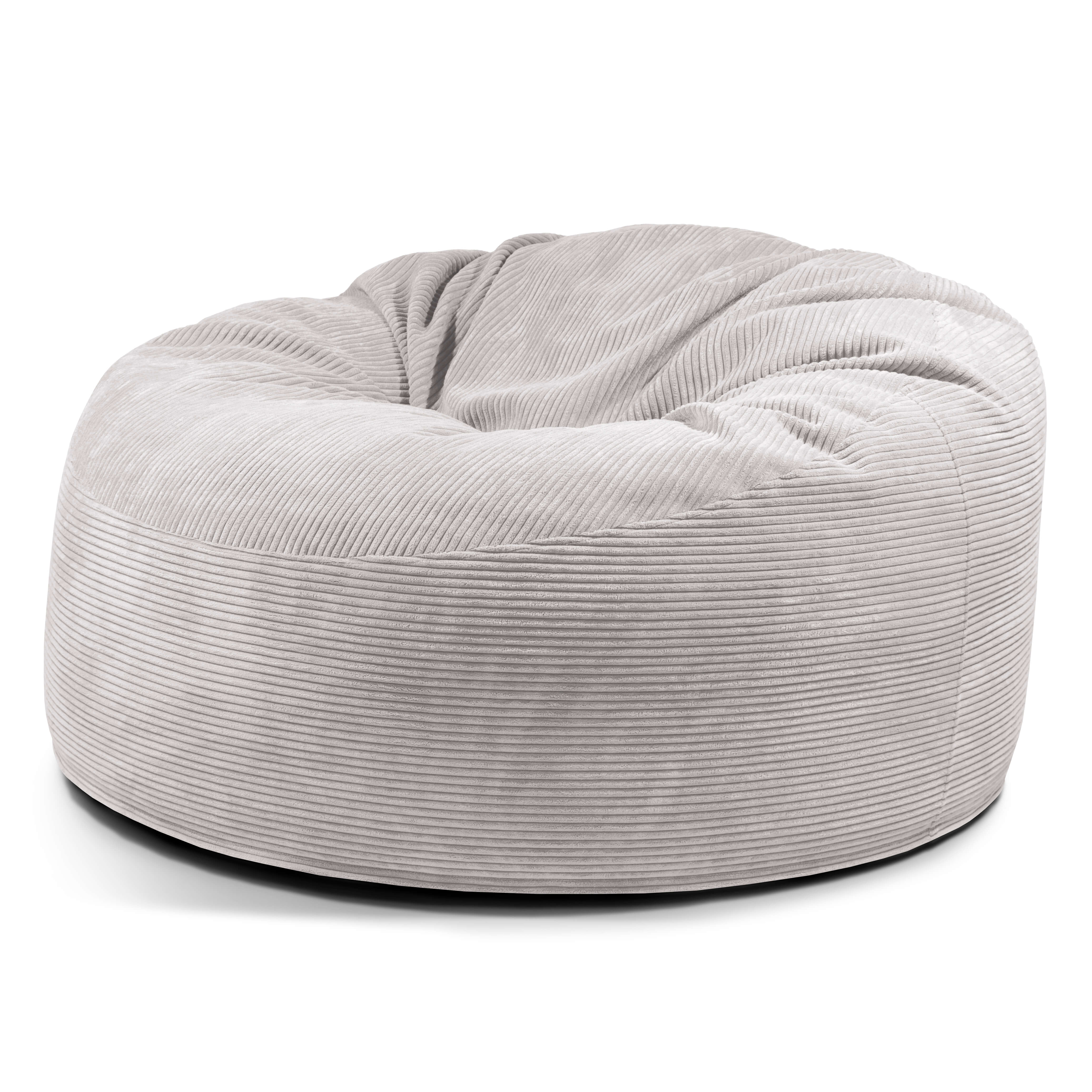 Foam Bean bag Om 135 Waves White Grey