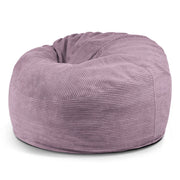 komfortabel sittsäck Om 110 lilac i mjuk lila färg, perfekt för avkoppling och komfort.