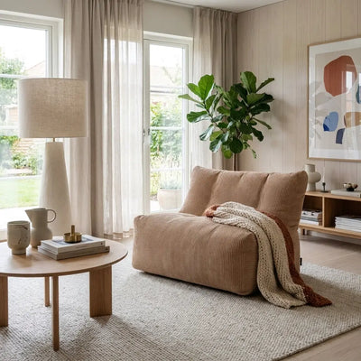 Sittsäck Soffa Seat Waves Sand