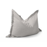 4me sammet White Grey sittsäck