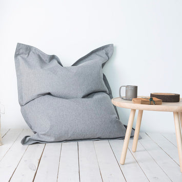 2me Home OEKO-TEX ® Klassisk sittsäck & saccosäck Light grey