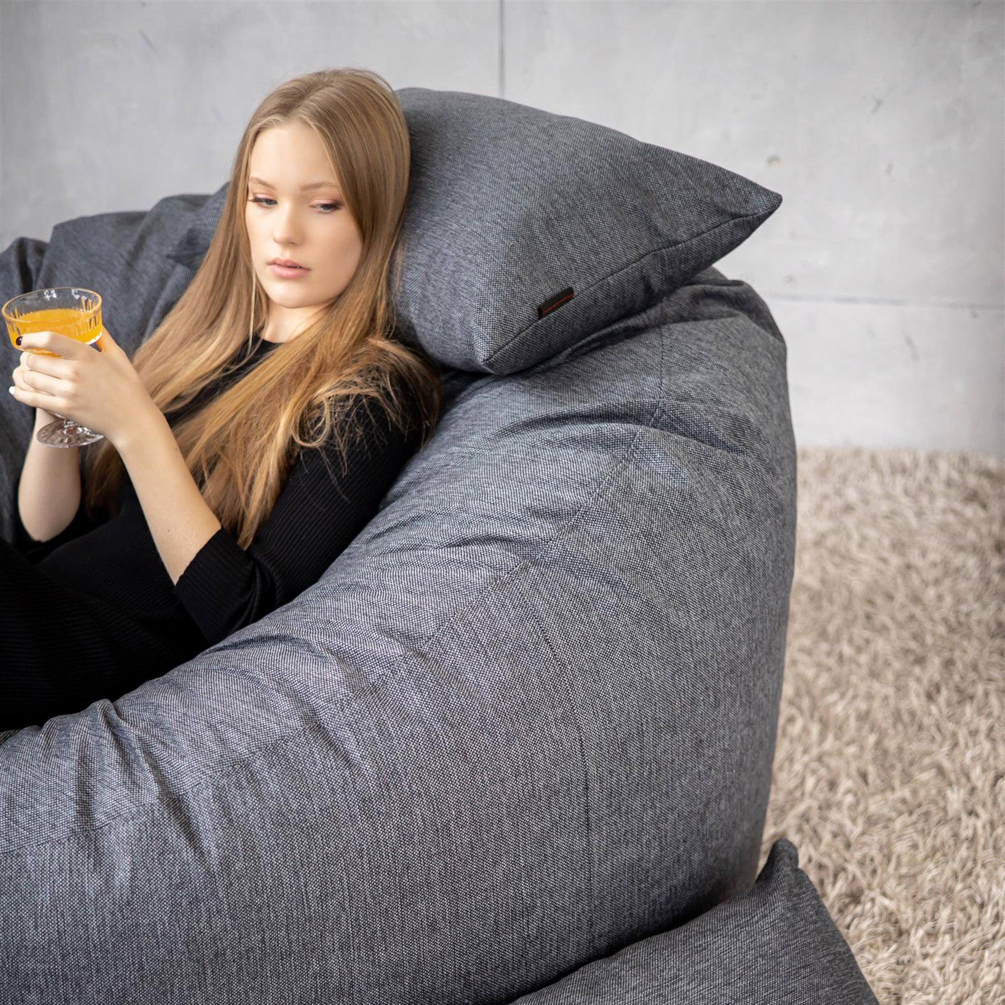 Fåtölj Sittsäck Om 135 Home Light Grey