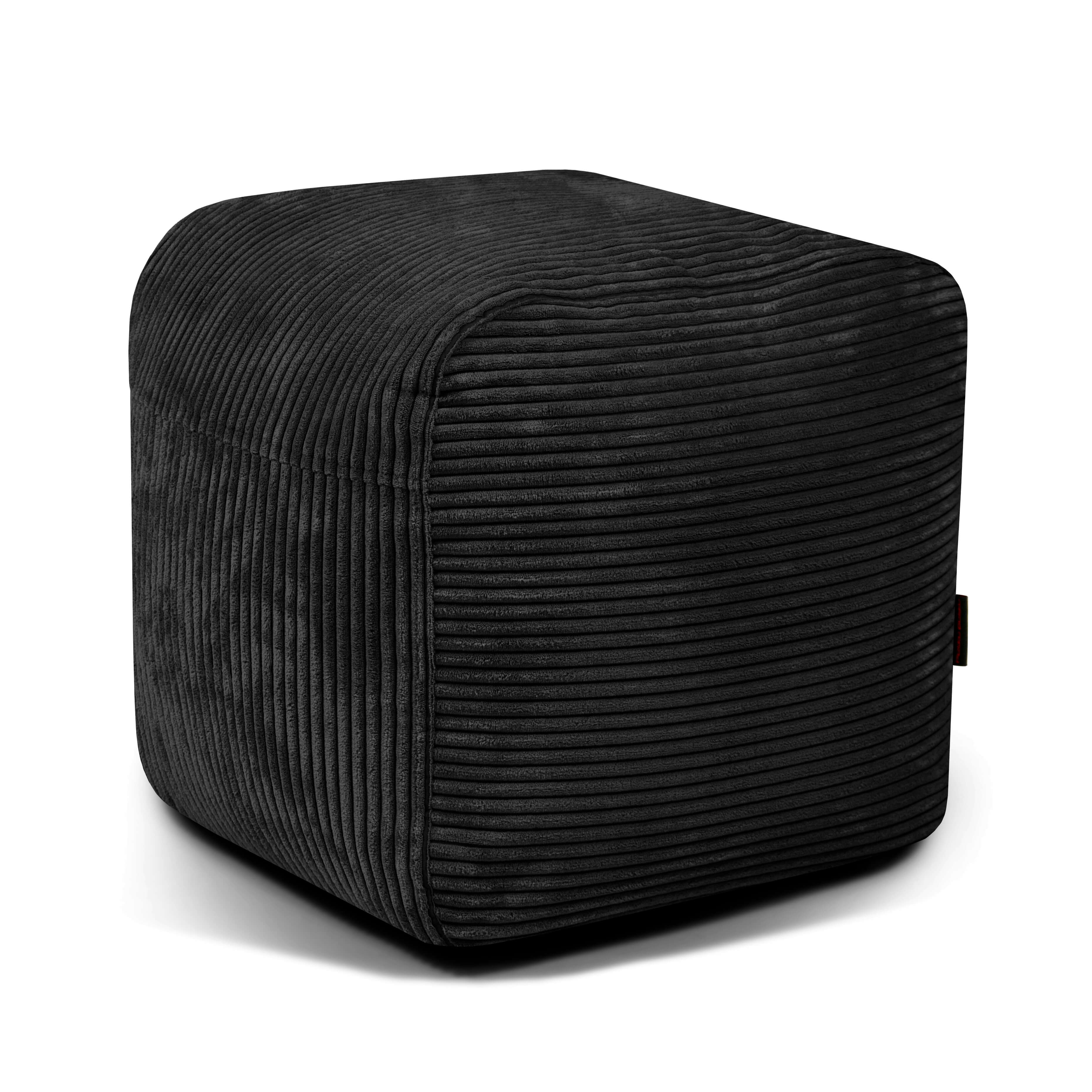 Pouf Plus 50 Waves Black