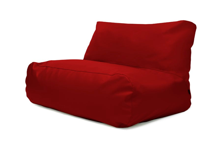 Bean bag Sofa Tube Outside Dark Red