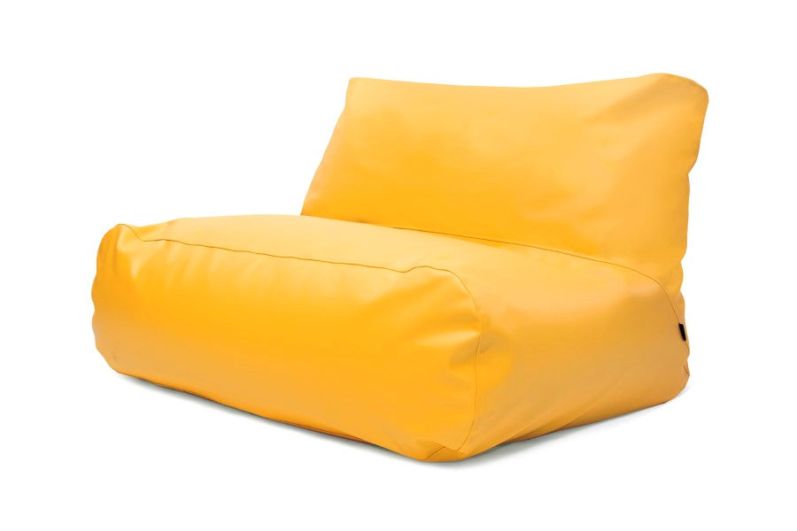 Bean bag Sofa Tube Outside Yellow