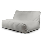 Sittsäck Soffa Tube 160 Teddy White Grey SLOWDOWN