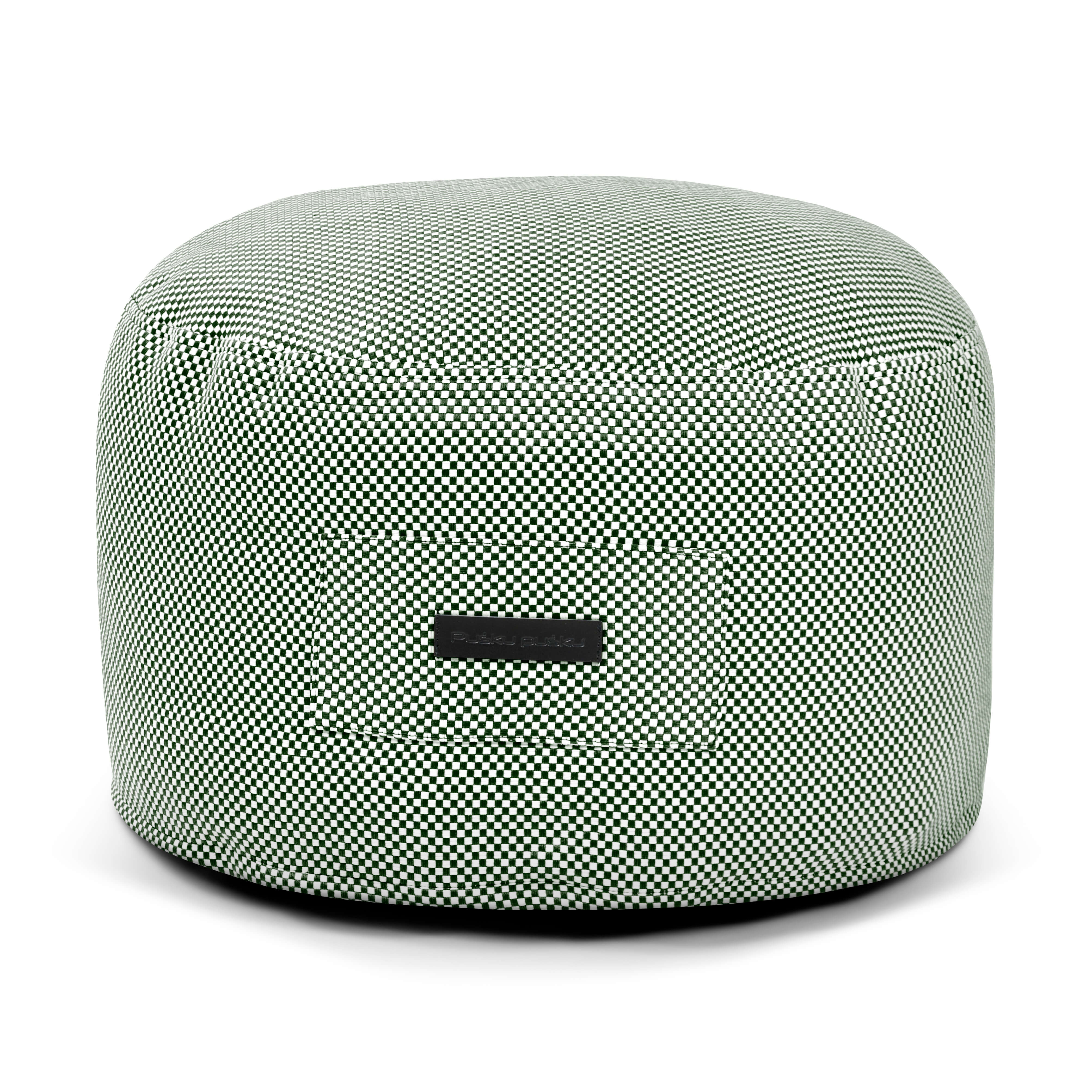 Foam Footstool On 60 Capri Green