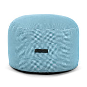 Foam Footstool On 60 Capri Turquoise