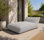 sittsäck solsäng Dunẽs White Grey